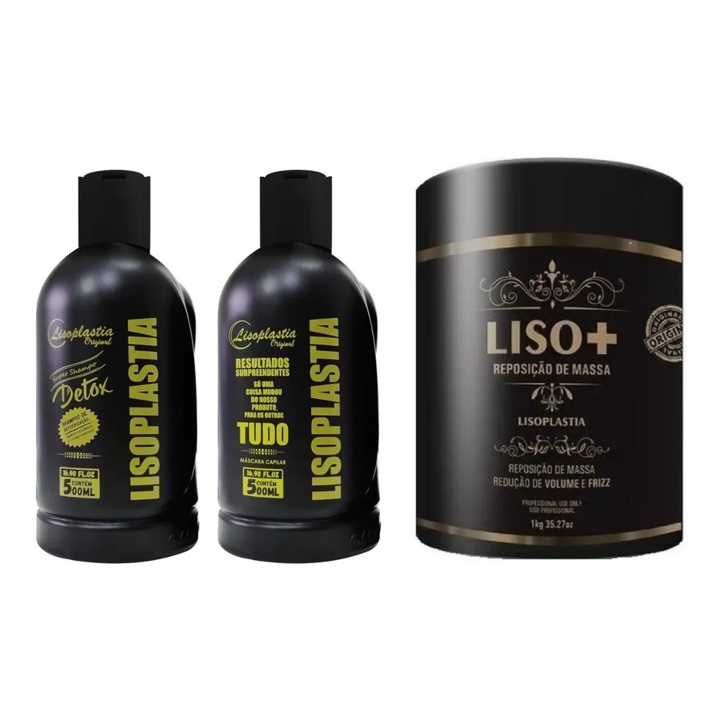 Lisoplastia Ouro 500ml + Btxx White Lisoplastia liso+