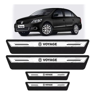 Soleira De Porta Premium Voyage 2009 Á 2017 G5 Branco - G6 em Oferta na Shopee