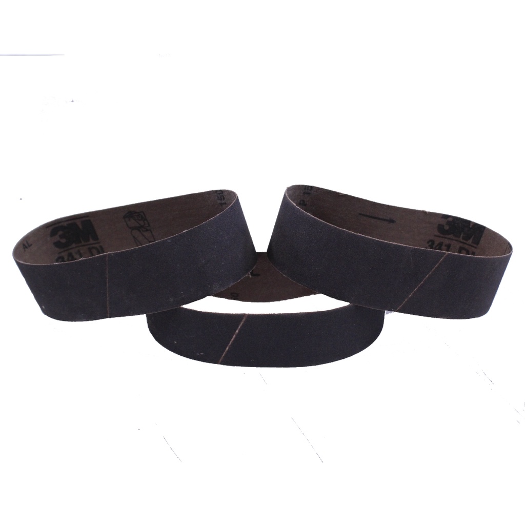 Cinta lixa 3M 50x442 p/ madeira oxido aluminio marrom aço desbaste acabamento esmeril roda 140X50MM
