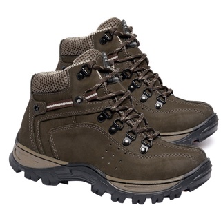 Bota Adventure Masculino Em Couro Legitimo Palmilha De Gel