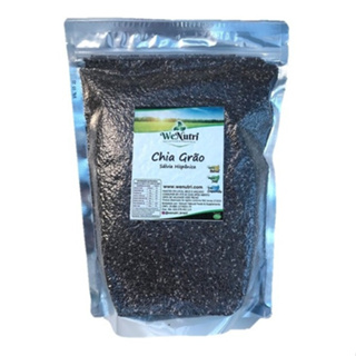 Semente De Chia Preta Premium 1 Kg Wenutri em Oferta na Shopee