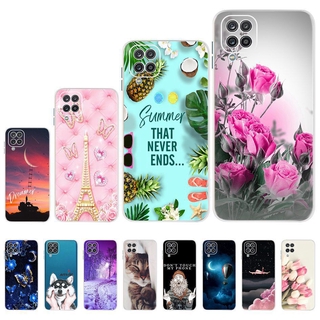 Capa Flexível De Tpu Com Flores Para Samsung Galaxy A42 5g A12 Samsung A12 A 42 Sm-A426B A 12 2020