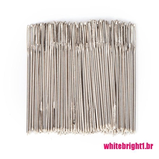 { WB } 100 PCS/Lote Golden Tail Bordado Com Ponto Cruzado Agulhas Tamanho 24 Para