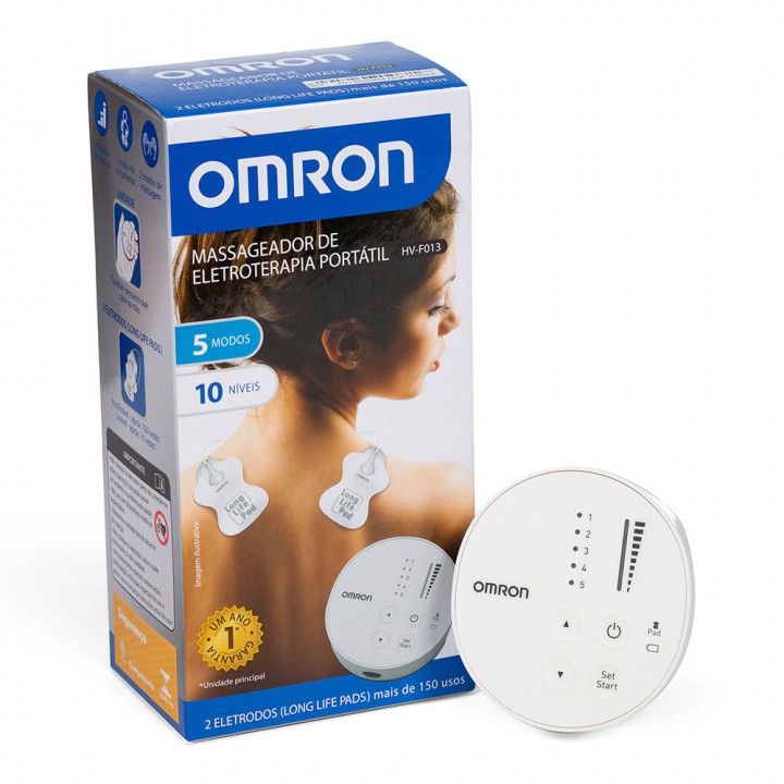 Massageador de Eletroterapia Portátil TENS Control HV-F013-BR Omron