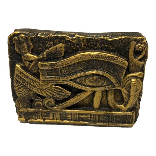 Olho De Horus  Em Resina 9x7cm Wicca (dourado) em Oferta na Shopee