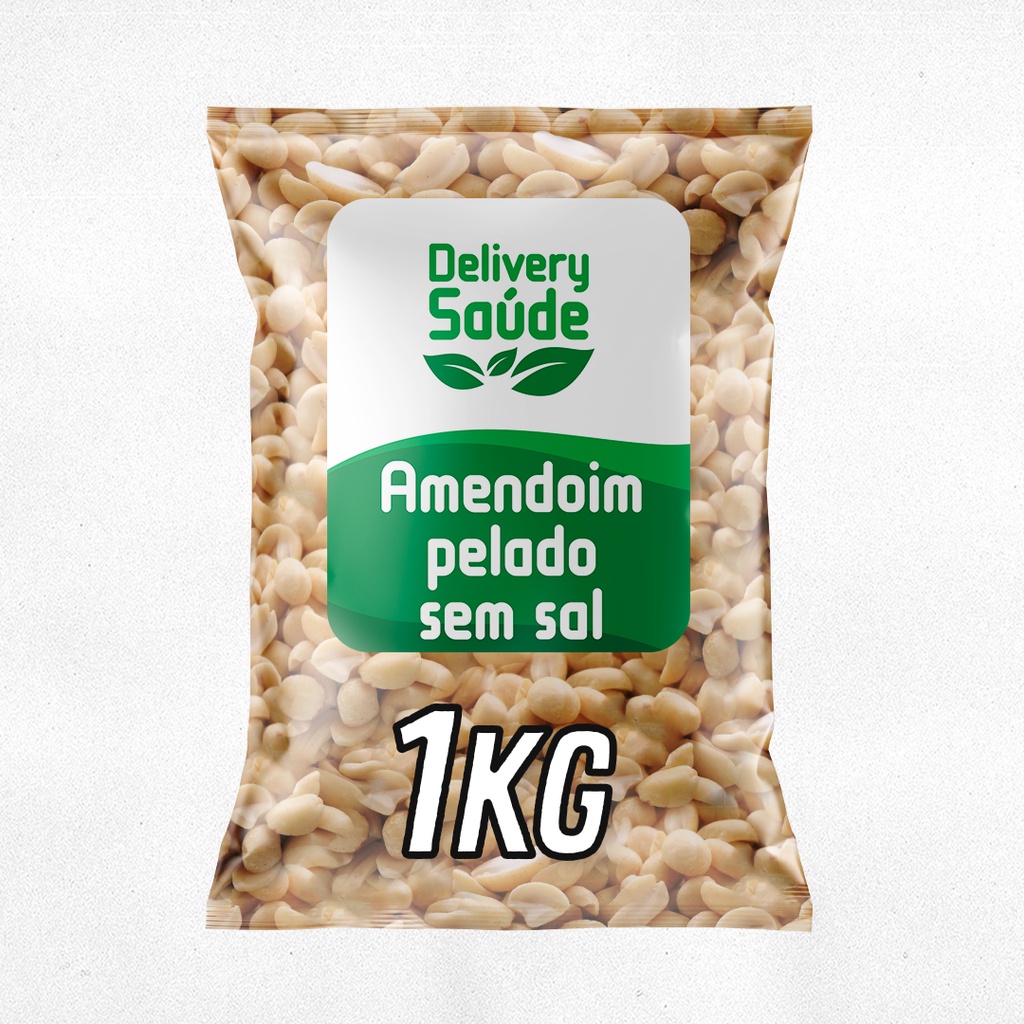 AMENDOIM SEM PELE SEM SAL 1KG