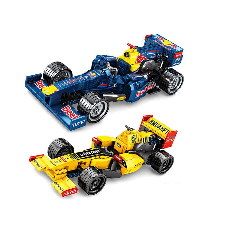 Miniatura Carro De Formula 1 Red Bull ou Renault F1 Blocos De Montar ...