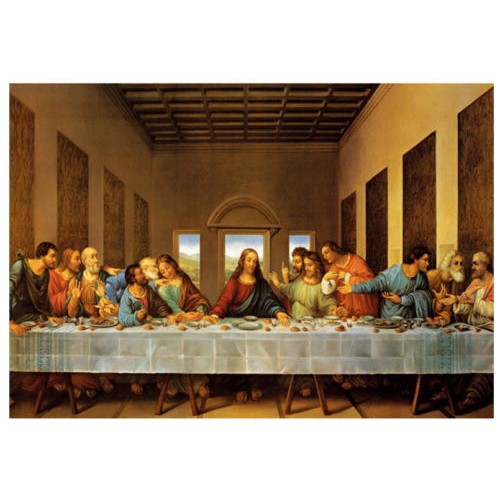 Quebra-Cabeça De 1000 Peças-A Última Ceia , De Leonardo Davinci (Estoque Pronto)