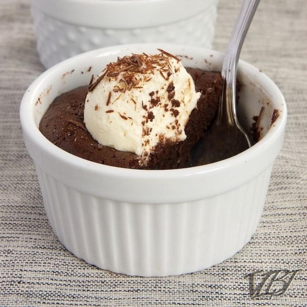 Ramekin de Porcelana Pote Bowl Finger Food Canelado 90 ml Ramequim