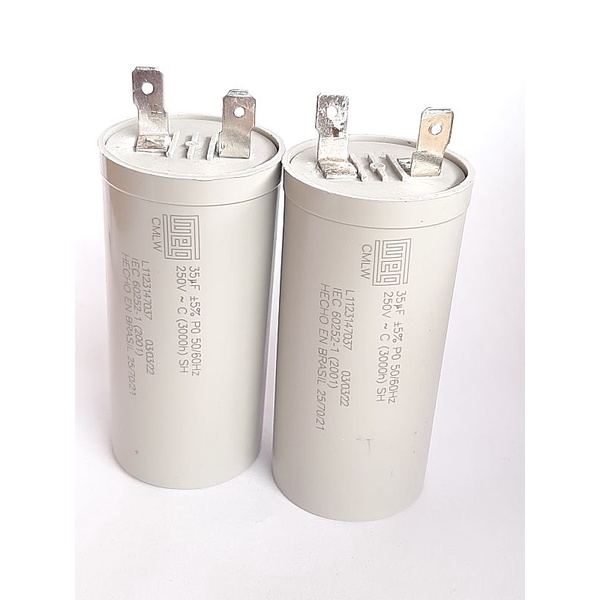 2 Capacitor De Partida Motor De Piscina 1/3cv Jetpump Weg 35uf