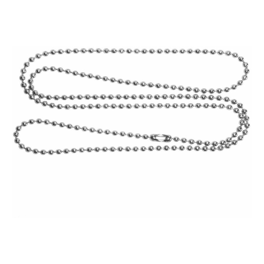 Cordão Masculino Corrente De Bolinhas 60cm Aço Inox 316l REF:02DM em Oferta na Shopee