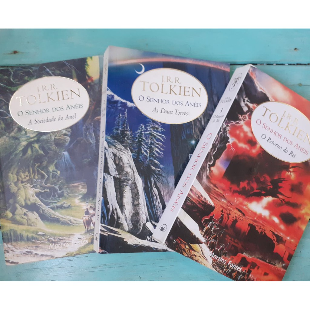 Trilogia Senhor dos Anéis CAPA CLÁSSICA - Martins Fontes - J R R Tolkien