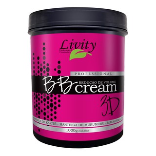 Escova Progressiva BB Cream 3D Capilar BTX Livity 1 Kg