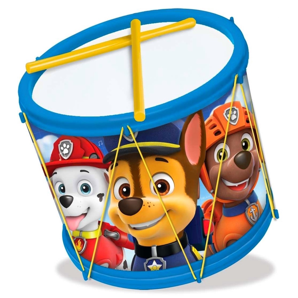 Tambor Infantil Da Patrulha Canina Com 2 Baquetas 1141 - Elka Brinquedos em Oferta na Shopee