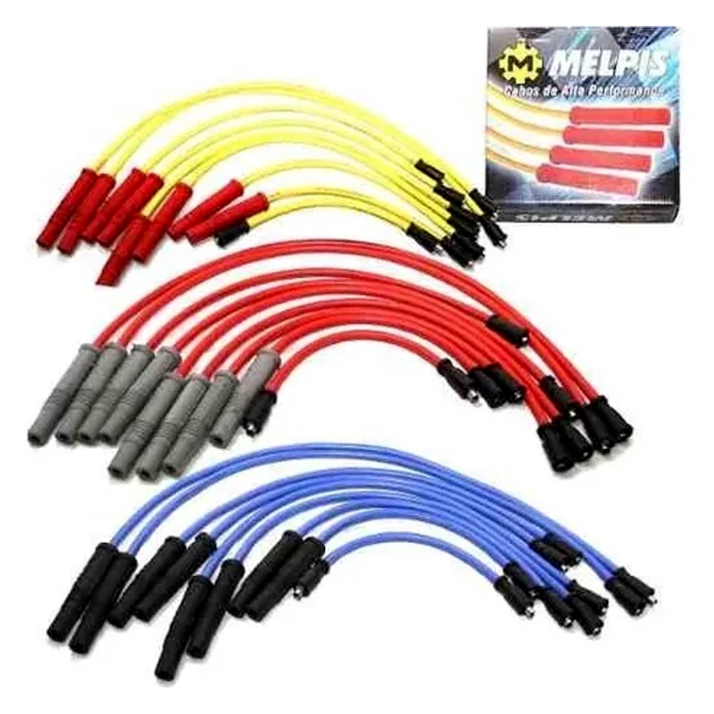 Cabo De Vela Maverick Motor V8 Silicone 10mm PROMOÇÃO IMPERDÍVEL