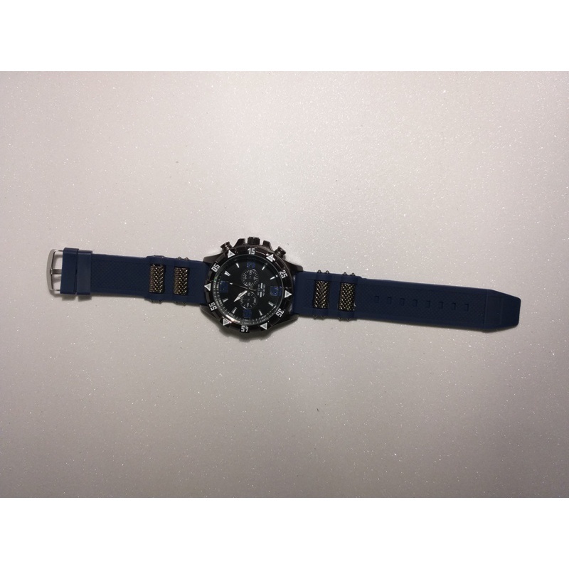 Relógio stainless steel back multifunction watch