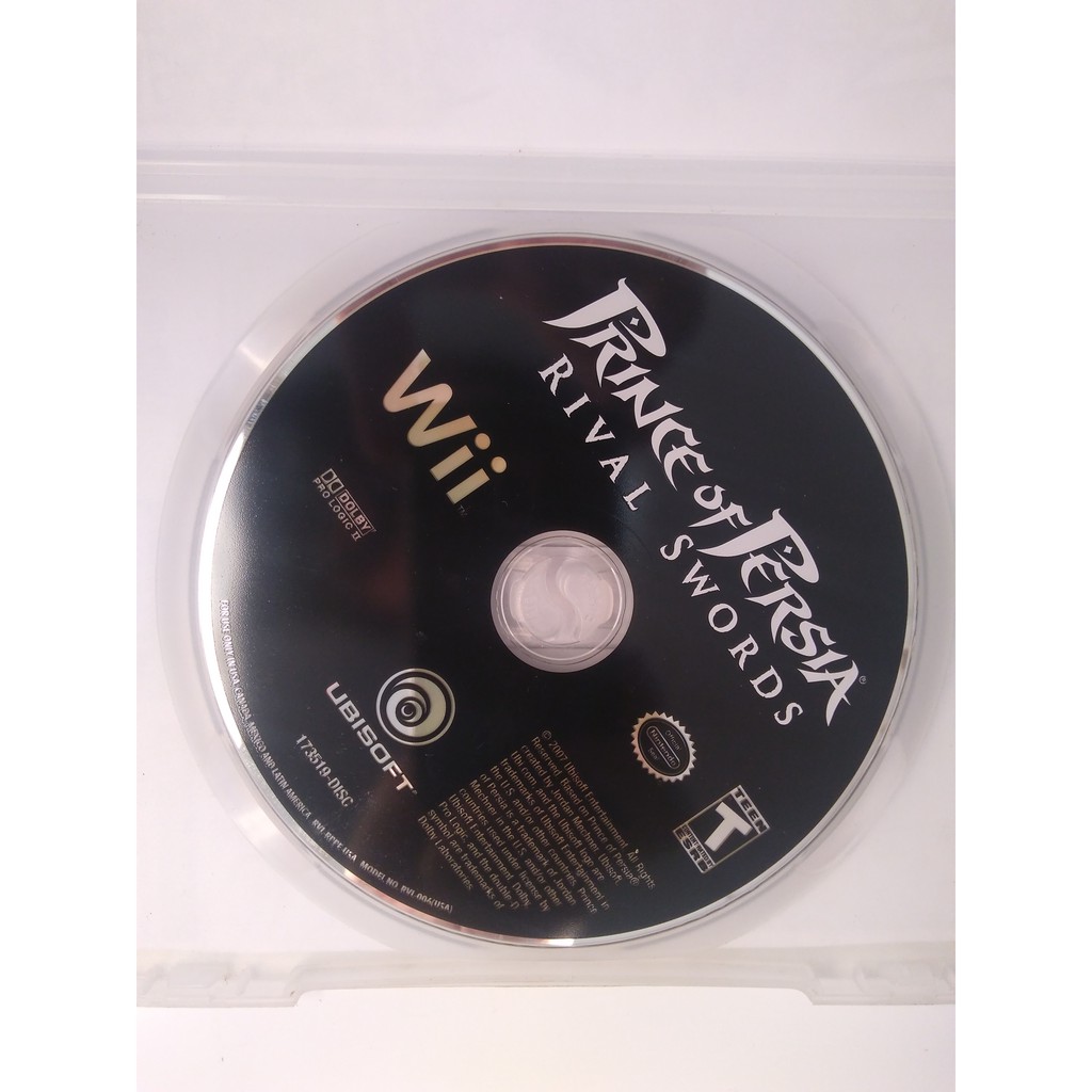 Prince Of Persia Rival Sword Nintendo Wii Game Jogo Original | Shopee ...