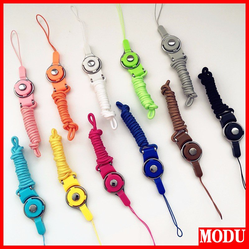 Cordão De Chave Para Telefone Celular Com Pescoço Fivela Rotativa Dois Em Um Manga Destacável Cartão