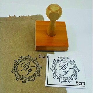 Carimbo Personalizado Ideal Para Embalagens + Base Logos Frases Qualquer Tipo de Personalização em Oferta na Shopee