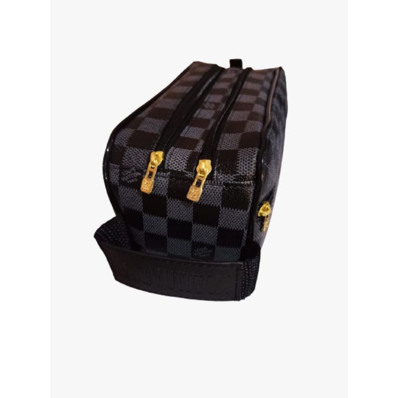 Necessaire Preta Louis Vuitton Feminina /Masculina