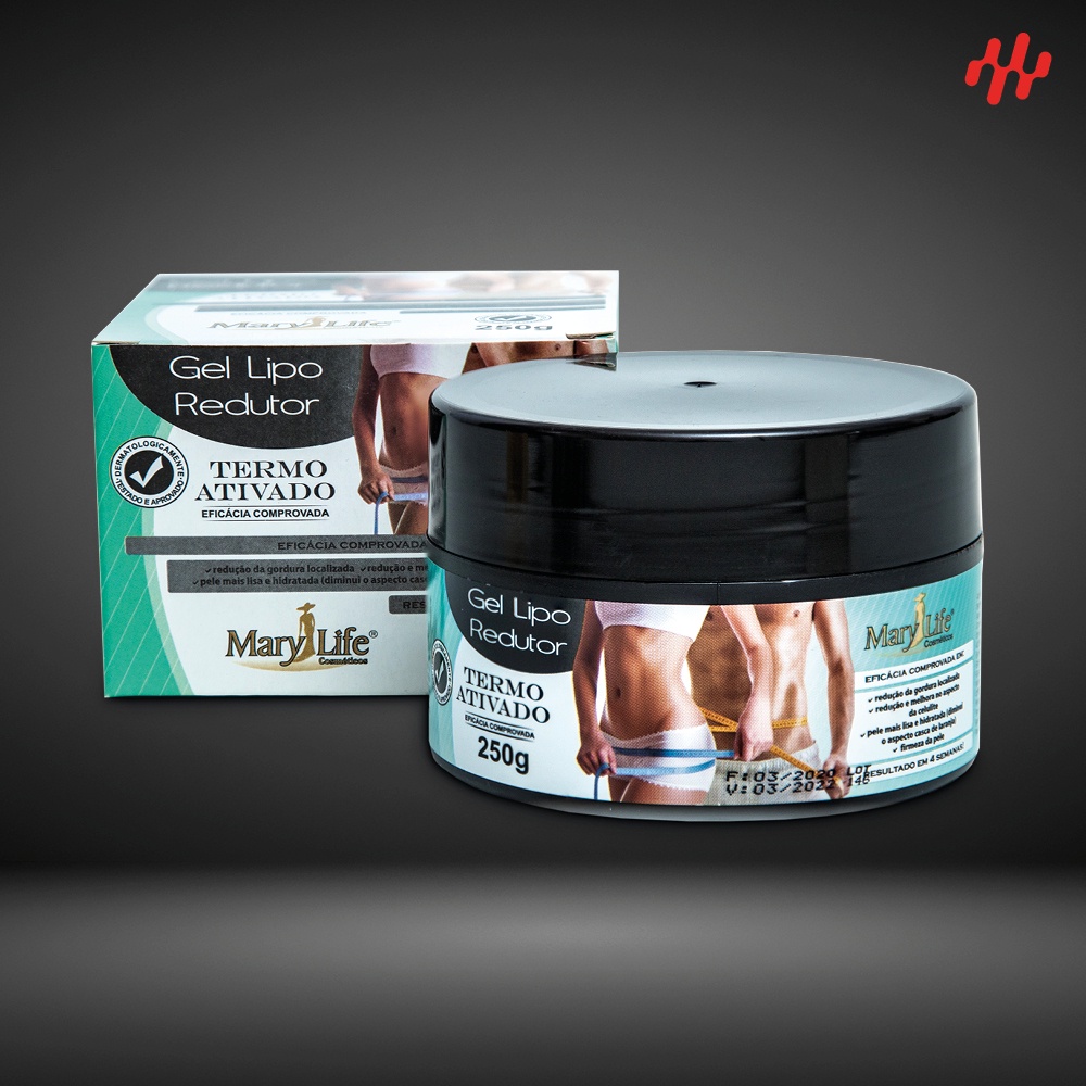 Gel Lipo Redutor Termo Ativado Para Massagem Modeladora