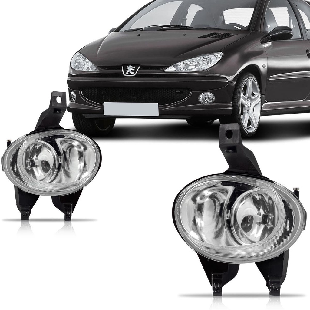 Farol Milha Peugeot 206 2004 2005 2006 2007 2008 2009 2010 em Oferta na Shopee