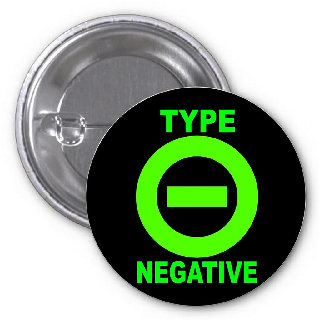 Boton Type O Negative 4,5 cm