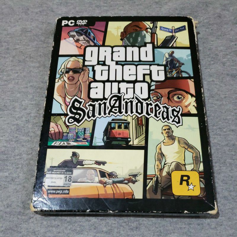 Grand Theft Auto - San Andreas - PC | Shopee Brasil