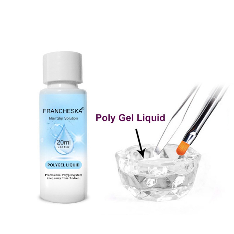 PolyGel Líquido / Gel UV para Mergulho de Unha / Solução Líquida para