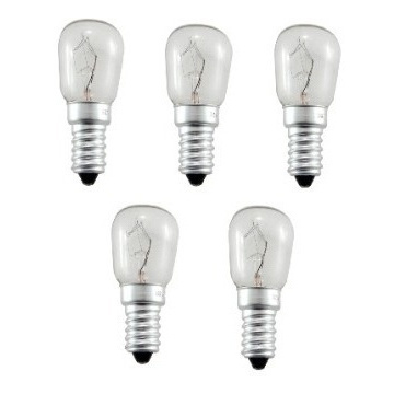 Kit 5 Lâmpada Micro-ondas Geladeira 15w 220v E-14 Brasfort