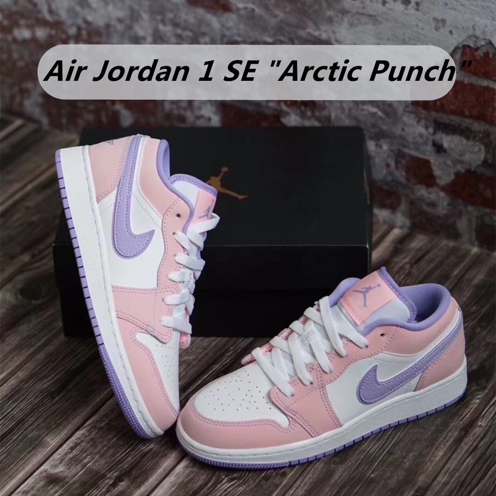 Cod Tenis Nike Air Jordan 1 Se Arctic Punch Baixo Para Masculino E Mulheres Uso Externo Shopee Brasil