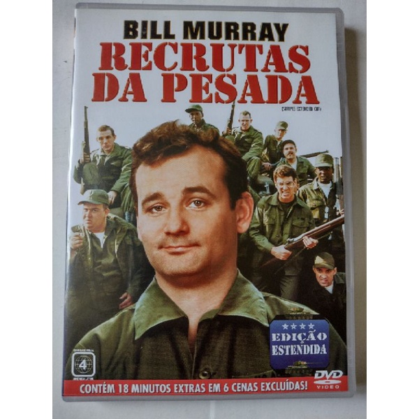 Dvd Recrutas da pesada - Original - Bill Murray - Edição Estendida