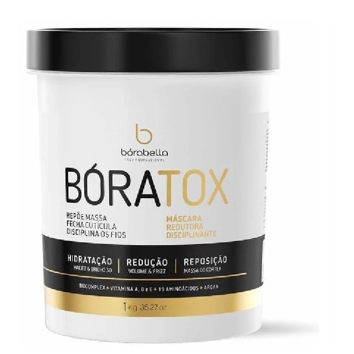 Borabella Boratox Btox Alisa Hidrata E Repõe Massa 1kg — imagem 2 de 2