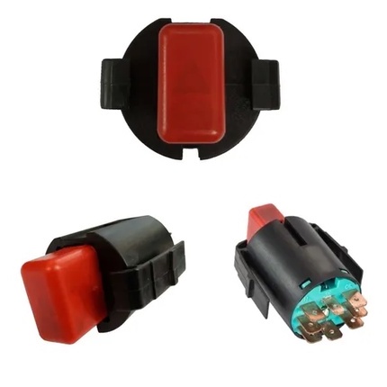 Botão Interruptor De Pisca Alerta 8 Terminais 12v Monza 1982 A 1996