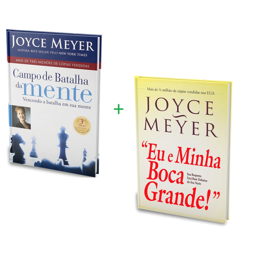Kit Campo Batalha Da Mente + Minha Boca grande Joyce Meyer