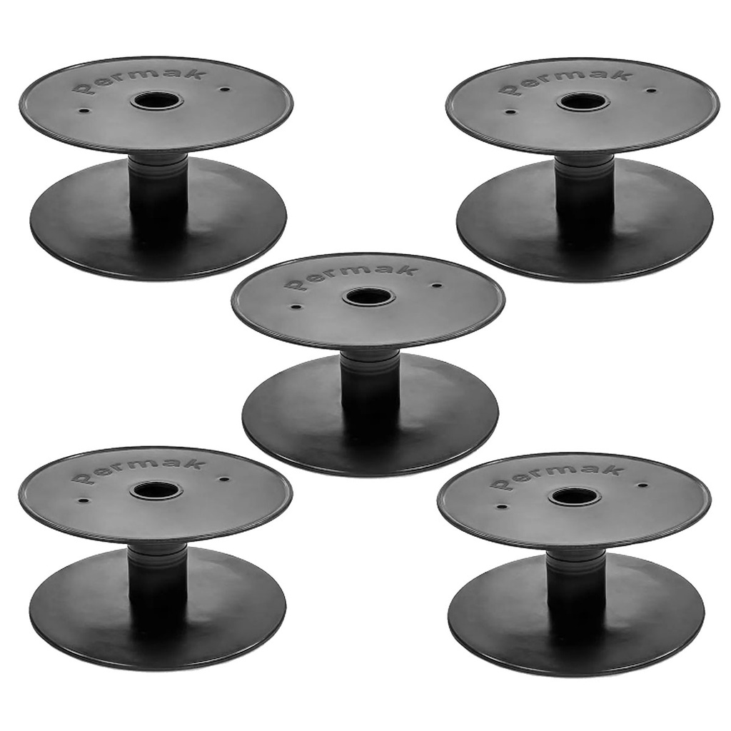 05 Bobina Plástica Carretel Grande Para Fio Linha Corda Cabo Extensão