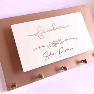 Porta Chaves Família Personalizado, Sobrenome, Porta Cartas em Oferta na Shopee