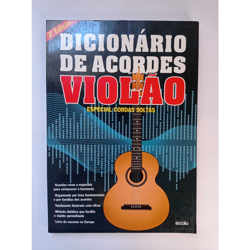 Dicionário De Acordes - Violão / Livro Estudar Musica Novos Acorde