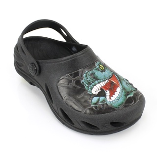 Sandália Babuche Chinelo Infantil Plugt Menino Dinossauro Preto E Verde em Oferta na Shopee
