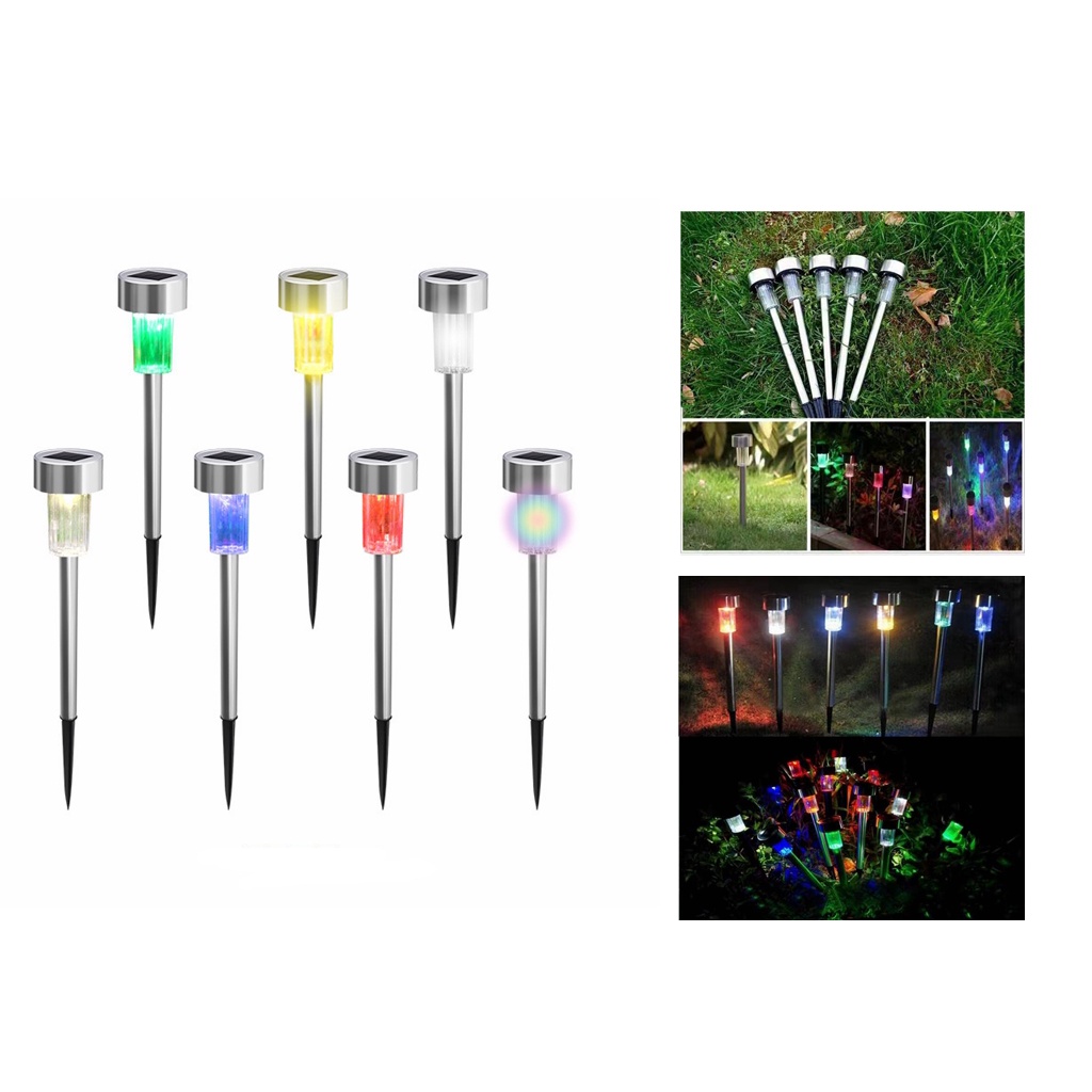 esperto de jardim luminaria energia solar led RGB TB0774 Shopee Brasil