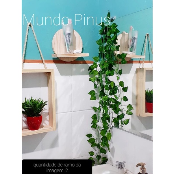 planta artificial jiboia, folha folhagem plástica verde heras escuro jardim  decoração | Shopee Brasil