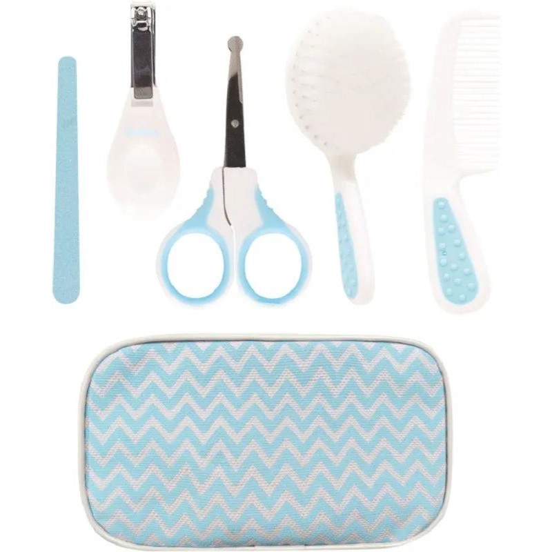 Kit Cuidados Baby Com Estojo Higiene Bebê - 7285 - Buba Azul