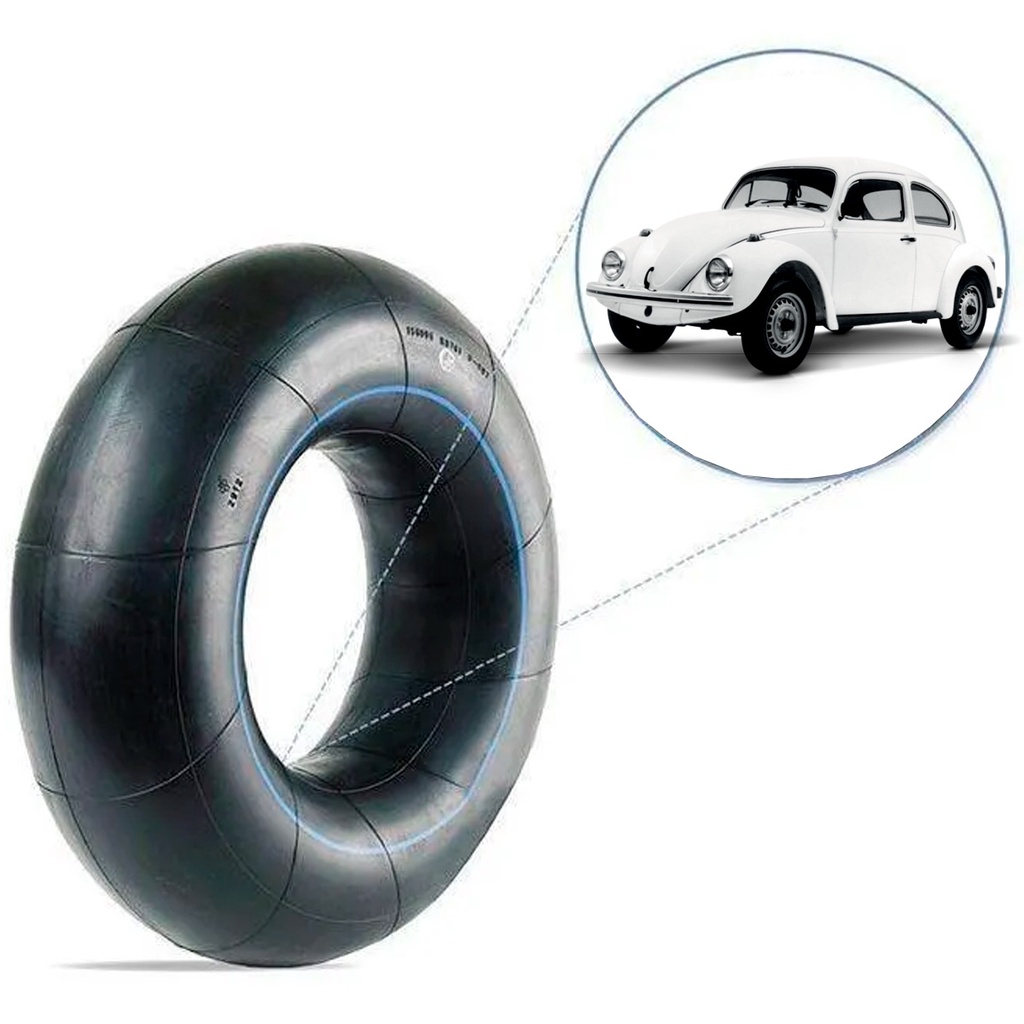 Câmara De Ar F15 Tr15 P/pneu Do Fusca 5.60-15 Bico Grosso