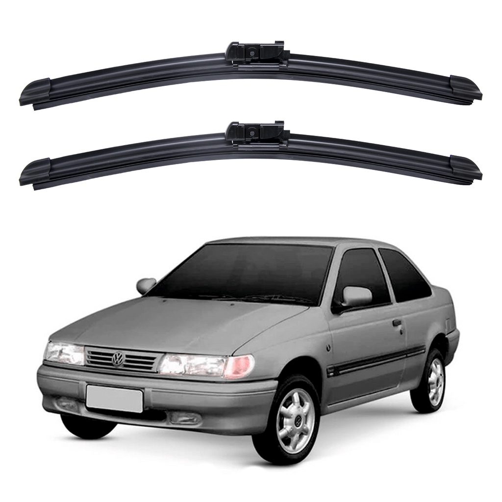 Par Palhetas Limpador Para-brisa Silicone Volkswagen Logus 1993 A 1997 Kit em Oferta na Shopee