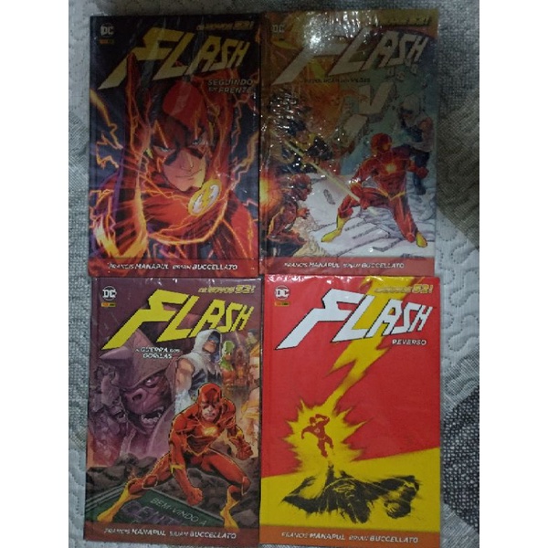 Flash volume 1 a 4 - Novos 52 capa dura completo | Shopee Brasil