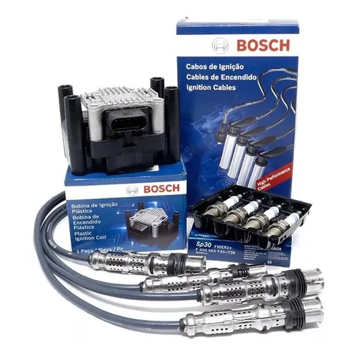 Kit Vela Cabo Bobina Ignição Gol G4 G5 Fox Voyage 1.0 1.6 8 em Oferta na Shopee