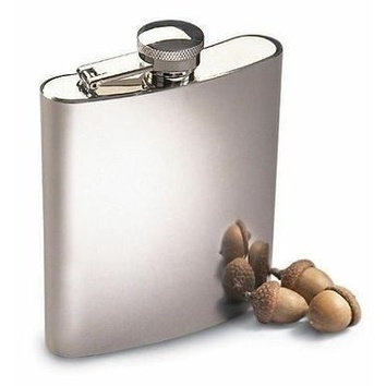 Cantil Porta Bebida De Bolso 200 ml Inox