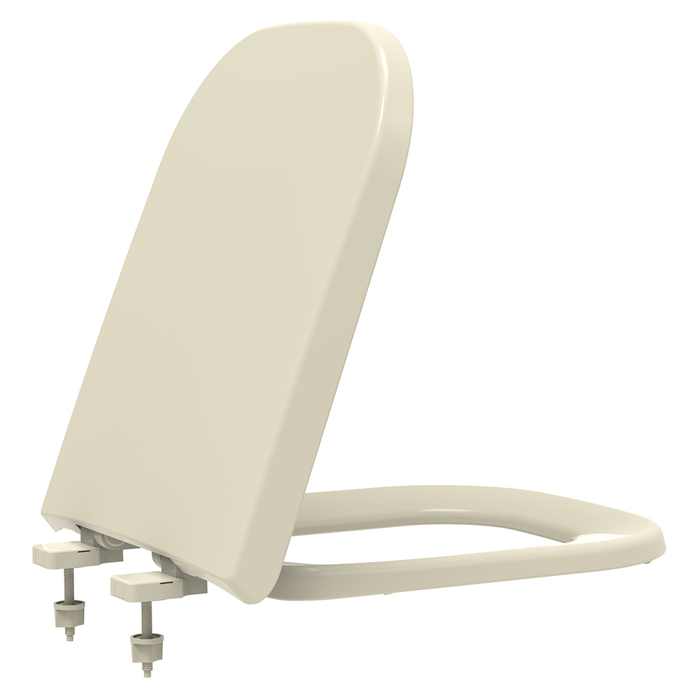 ASSENTO DECA POLO UNIC QUADRA ROCA DEBBA GAP CREME SOFT CLOSE POLIPROPILENO TUPAN