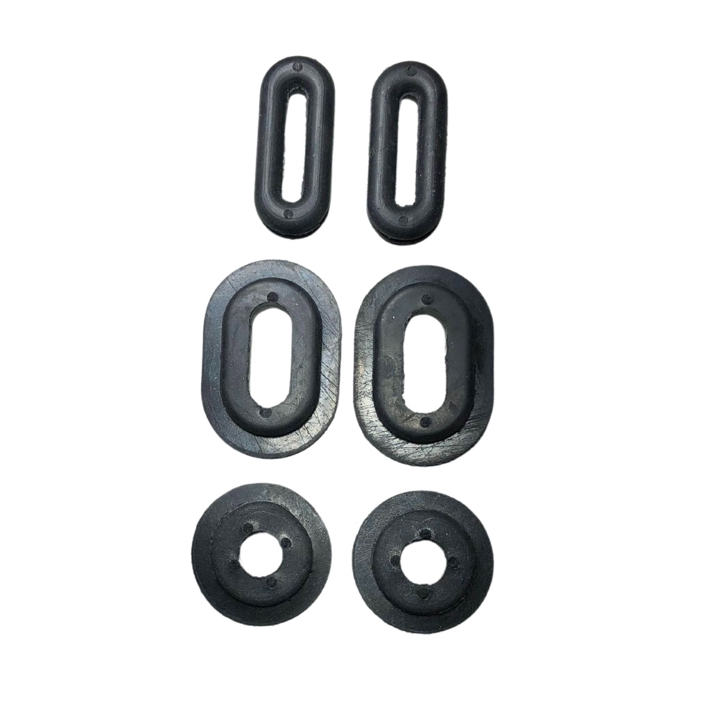 Kit 6 Buchas De Borrachas Carenagem Honda Titan 160/ Fan 160