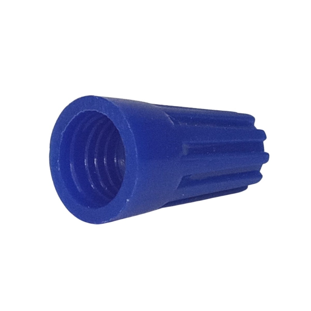 CONECTOR TORÇÃO ROSCA ISOLADO AZUL 0,8 A 4,0 MM² 10 UNIDADES · foto 2